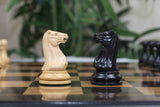 1849 Early Version Reproduced 4.4" Chess Set in Natural Boxwood/Ebony