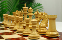 Heritage Series 4.4" Luxury Staunton in African Padouk & Boxwood Wood Chess Set