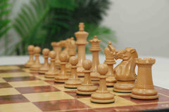 Standard Players Series – Library Size 3.5" Chess Set in Golden Rosewood & Natural Boxwood