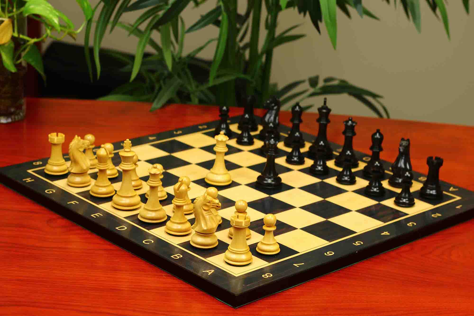 Fierce Series Chess Set 4" Staunton Chess Set - Ebony & Boxwood