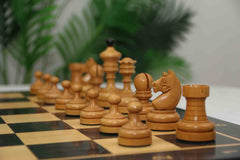German Knubbel Reproduction Vintage 1930 Chess Set 3.5" in Original Vintage Look and ebonised Box wood