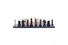Mecadon Series 4.4" Ebony Wood Staunton Chess Set