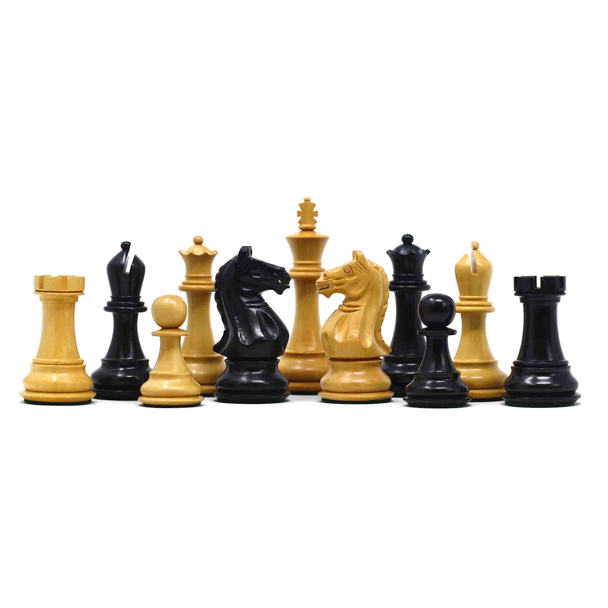 Fierce Series Chess Set 4" Staunton Chess Set - Ebony & Boxwood