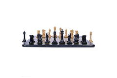 B & Company Reproduction 4.4" Staunton Ebony/Boxwood Chess Set