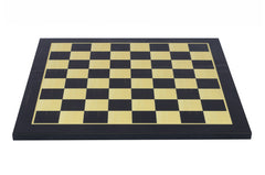 Chess Board with square size 2.25" in Ebony and Maple Wood Look