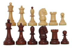 Dubrovnik 1950 Vintage 3.75" Reproduction Chess Set in Padouk Wood