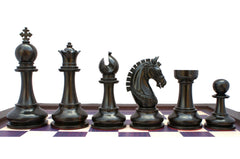 Aristocrat Series Premium Staunton 4" Ebony wood Chess Set
