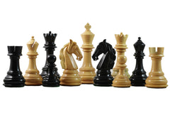 Columbian Series 4.5" Premium Staunton Chess Set in Ebony and Box Wood