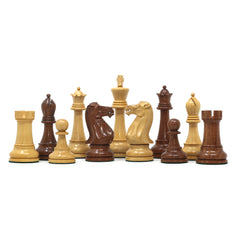 Winchester Series Luxury 4" Staunton Chess set in Golden Rosewood