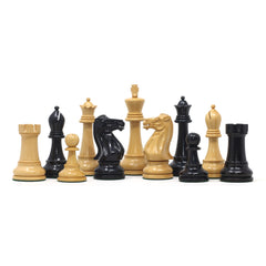 Winchester Series 4" Luxury Staunton Chess Pieces - Ebonised Wood