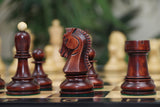 The Fischer Dubrovnik 1970 Upgraded Version Chess set in Natural and Mahogany Stained Boxwood