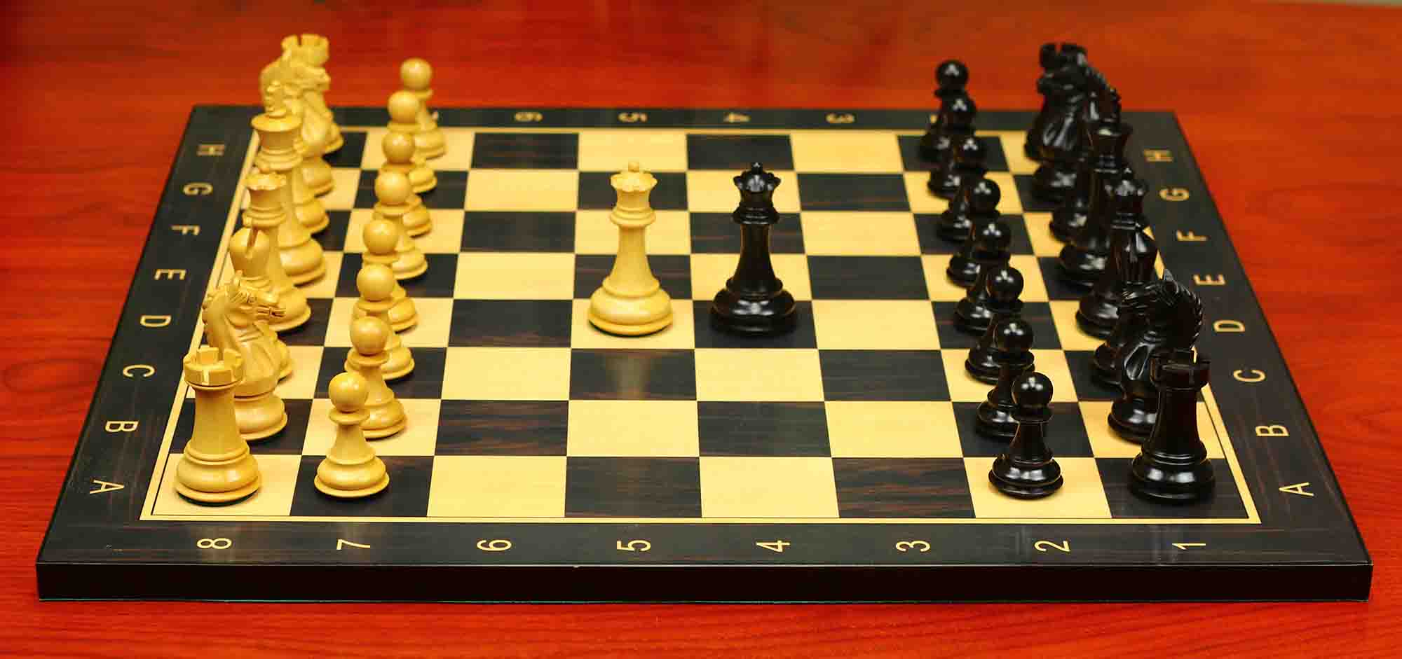 Fierce Series Chess Set 4" Staunton Chess Set - Ebony & Boxwood