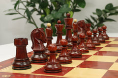 The Fischer Dubrovnik 1970 Upgraded Version Chess set in Padouk & Natural Boxwood