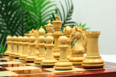Danum Series 4.4" Premium Staunton Chess Set in Boxwood & Blood Rosewood