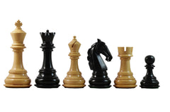 Columbian Series 4.5" Premium Staunton Chess Set in Ebony and Box Wood