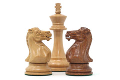 Standard Players Series – Library Size 3.5" Chess Set in Golden Rosewood & Natural Boxwood