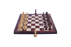 Mecadon Series 4.4" Padouk Wood Staunton Chess Set