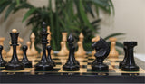 Soviet USSR 1970 Reproduced 4" Chess set in Ebony and Natural Boxwood
