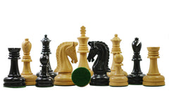 Augusta Series 4.125" Premium Staunton Chess Set in Ebony and Box Wood