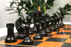 Soviet USSR Moscow 1925 Historical Reproduced 4" Chess set in Ebony & Natural Boxwood