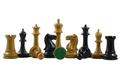 Emil Kemacny 1892-93 Reproduction Staunton Chessmen in Antiqued Boxwood/Ebonised