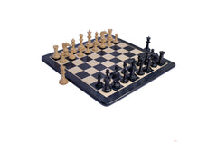 Mecadon Series 4.4" Ebony Wood Staunton Chess Set