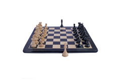 Aristocrat Series Ebony Staunton 4.1" Chessmen with Board