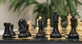The Fischer Dubrovnik 1970 Upgraded Version Chess set in Natural and Ebonised Boxwood