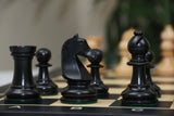 Henri Chavet Reproduced Chess Set in Natural and Ebonised Boxwood- 3.75" King Height