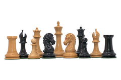 Commemorative Signature Series 3.625" Staunton Chessmen by MANDEEP SAGGU in Boxwood/Ebony