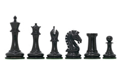 Commemorative Signature Series 3.625" Staunton Chessmen by MANDEEP SAGGU in Boxwood/Ebony