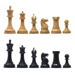 The Jaques Tournament Anderssen “Drop-Jaw” Replica Chessmen – 4.4" King