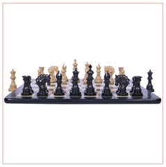 Westminster Series 4.4" Staunton Chess Set - Ebony Wood