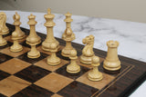 Original Reproduction Nathaniel 1849 Vintage 4.4" Chess Pieces in Boxwood & Ebony
