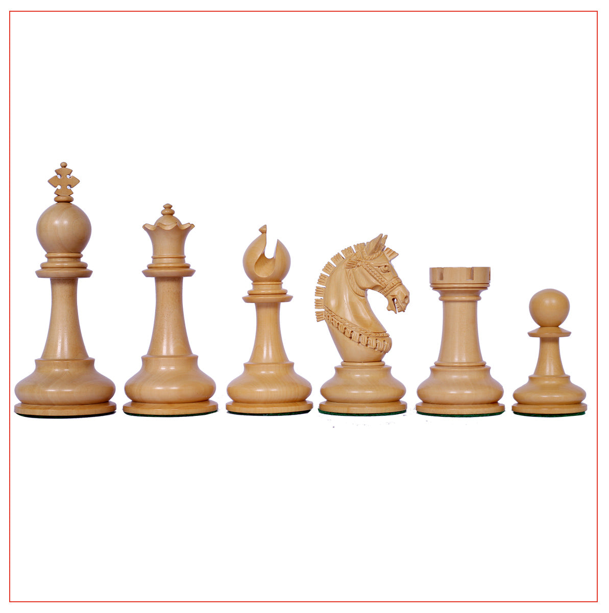 Aristocrat Series Padouk Wood Chess Set – Staunton Castle