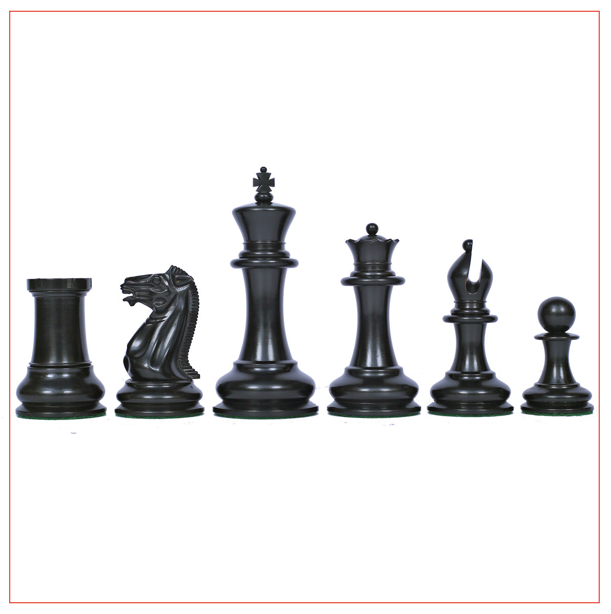 Jaques Reproduction 4.4" Circa 1850-55 Staunton Chess Set