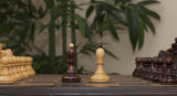 Dubrovnik 1950 Vintage Reproduction 3.75" Chess set in Mahogany