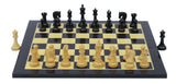 Chess Board with square size 2" in Ebony/Box wood Look