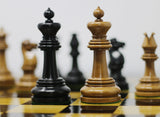 British Chess Company Improved Royal Chessmen, UK 1901/1902 Reproduction 4” Antique chess set in Ebony wood