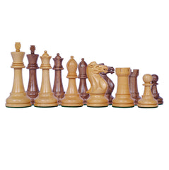 Verona Series 4" Luxury Staunton Golden Rose wood Chessmen