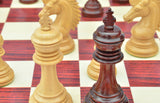 Thebes Series Luxury Staunton 4.4" Chess Set in Padouk wood