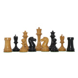 Reproduction Vintage B & Co 1860s Antique Chess Set In Ebony / Antique ...