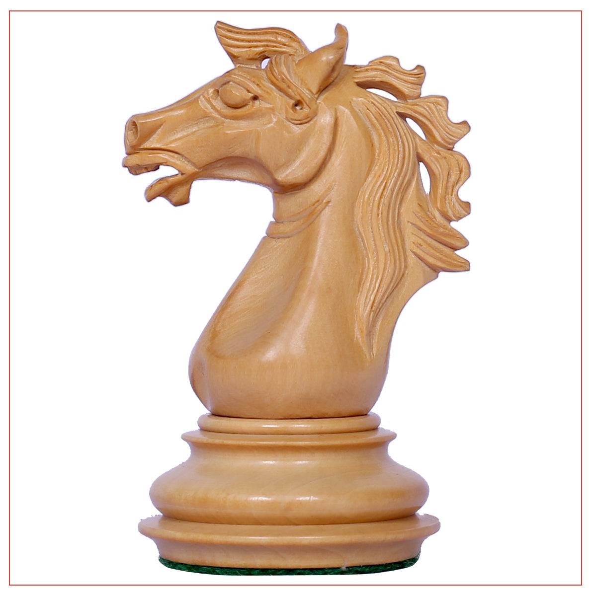 Regal Series 4" Padouk Wood Chess Pieces