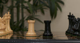 B & Company Reproduced Staunton 4.4" Non-Antiqued/Ebony Chessmen