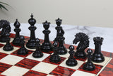The Arthurian Series 4.4" Luxury Artisan Ebony Wood Chess Pieces