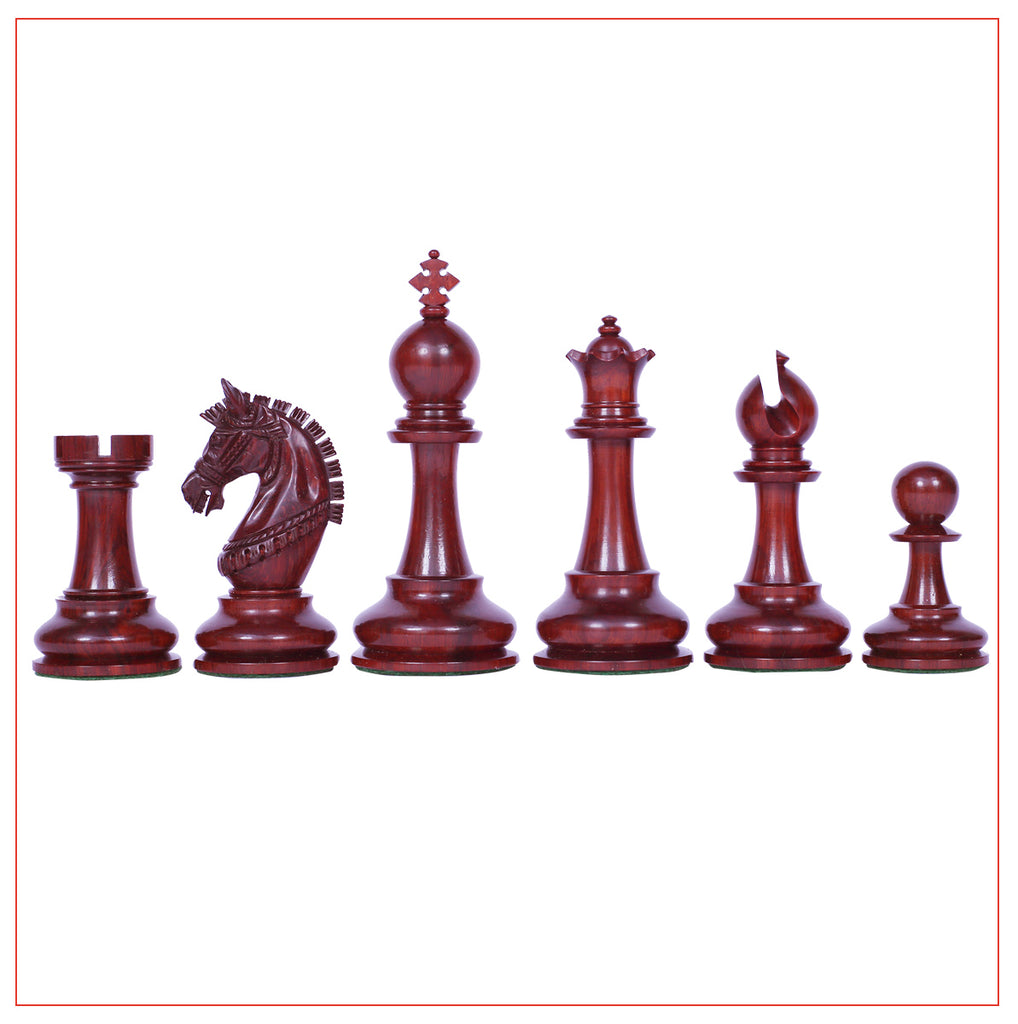 Aristocrat Series Padouk Wood Chess Set