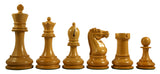 Reproduction BCC 1900-01 Edition Staunton Stroud Club Size 4.4" Antiqued Ebony Chessmen