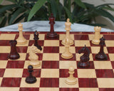 Warrior Series Premium Staunton 4" Chessmen in Padouk and Box Wood