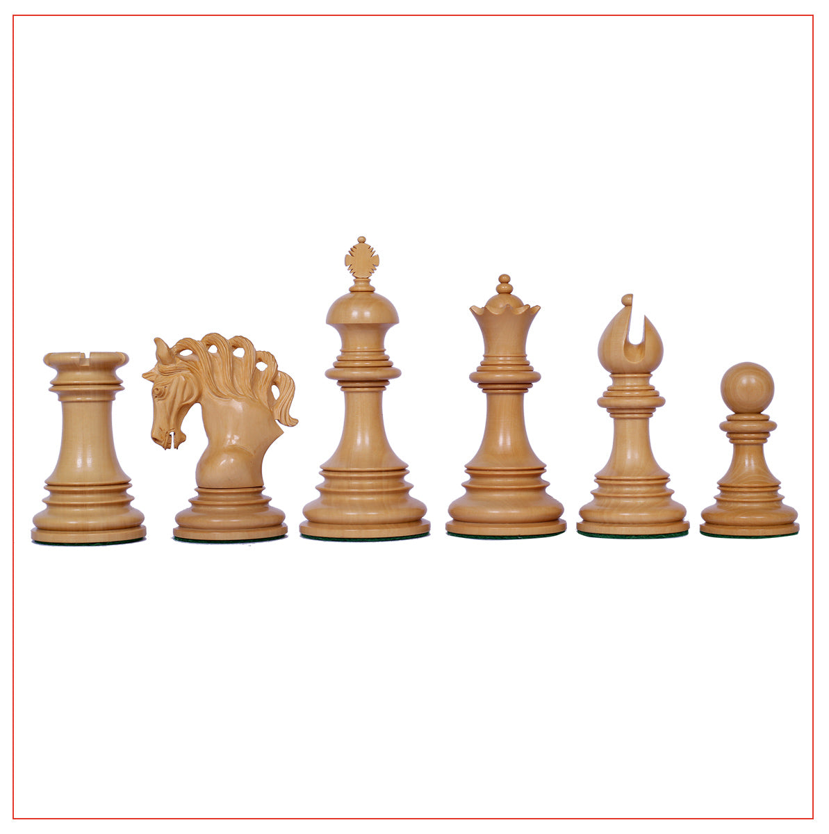 Westminster Series 4.4" Staunton Chess Set - Ebony Wood