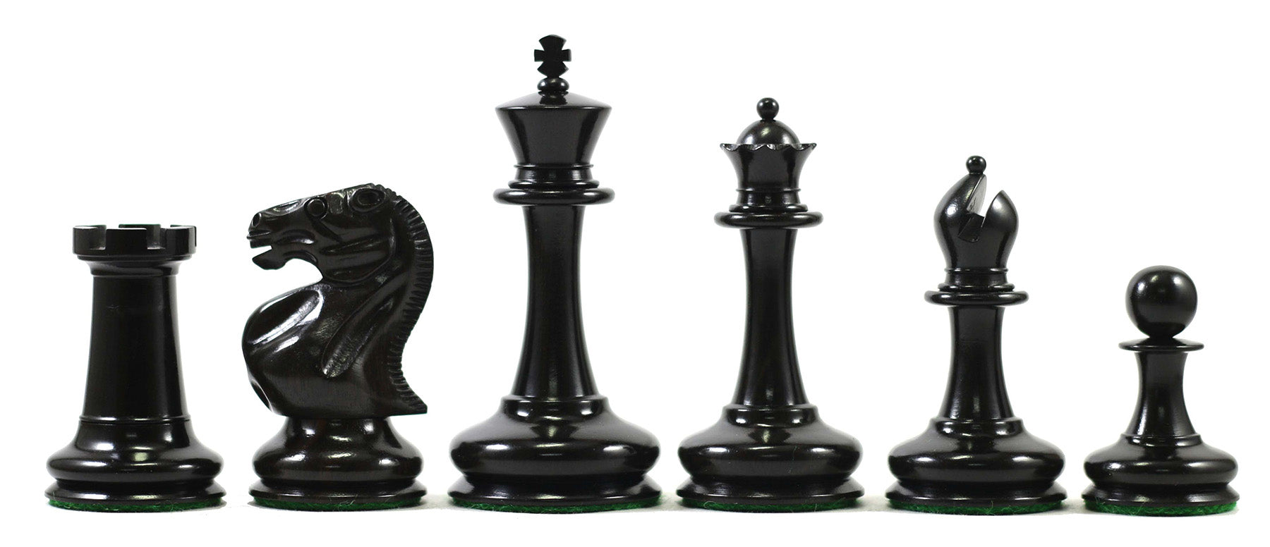 Old English Elite Ebony and Briar Luxury Chess Set [RCPB134